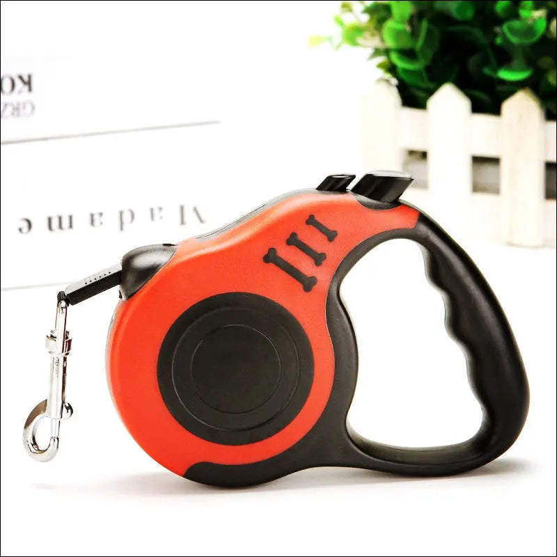 Flexible Retractable Nylon Dog Leash for Small to Medium Pets