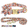 Personalized PetalPrint Dog Collar and Leash Set