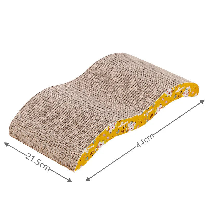 M-Shape Corrugated Paper Cat Scratch Guards - Pet Scratching Claw Scraper with Free Catnip - Happy Tail Center