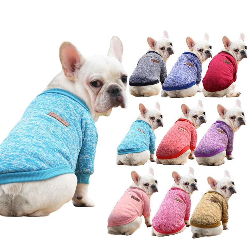 Winter Hoodies & Sweaters for Small to Medium Dogs - Warm Clothing for French Bulldog, Chihuahua, Yorkie - Happy Tail Center