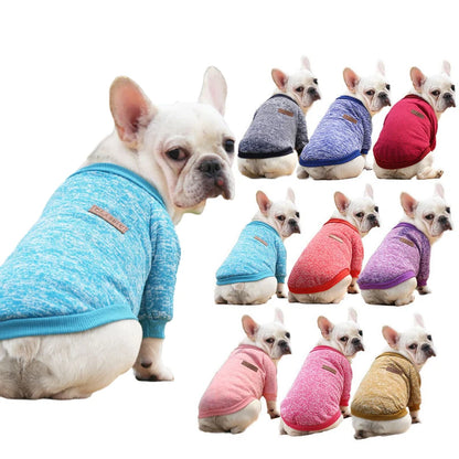 Winter Hoodies & Sweaters for Small to Medium Dogs - Warm Clothing for French Bulldog, Chihuahua, Yorkie - Happy Tail Center