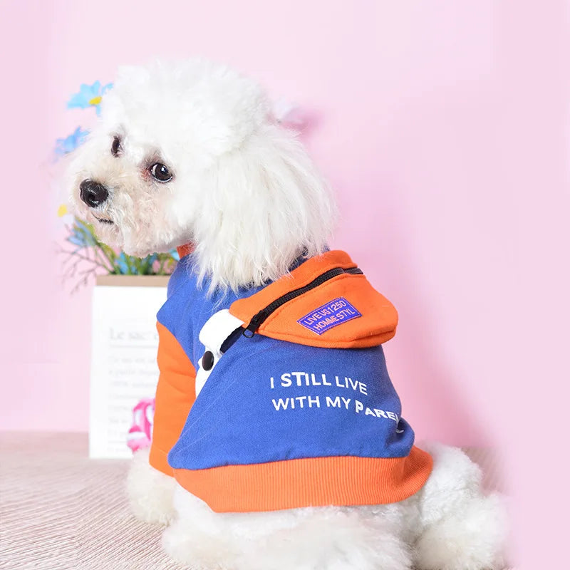 Fashionable Pet Dog T-shirt with Pocket Bag – Stay Stylish and Cozy! - Happy Tail Center