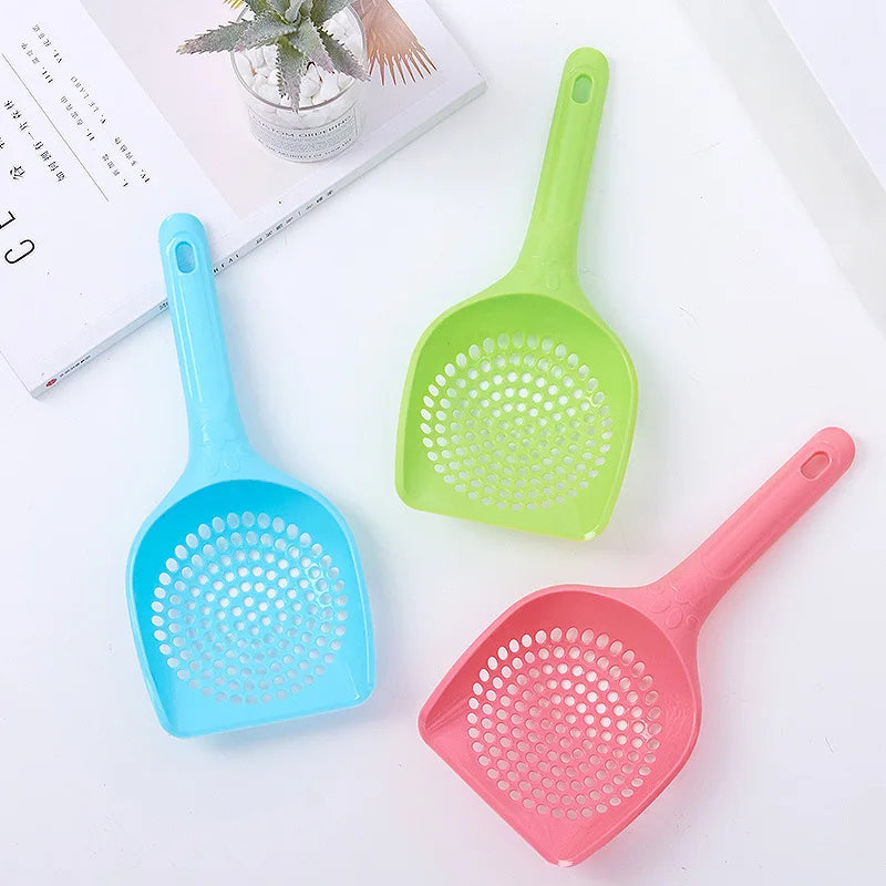 Quality Plastic Litter Scoop Sifter - Pet Feces Shovel Toilet Cleaning Tool for Cats and Dogs - Happy Tail Center