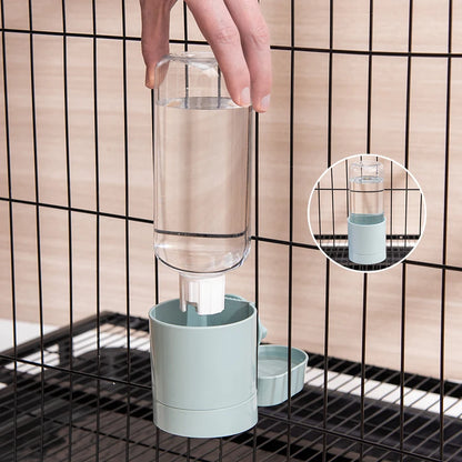 Crate-Mount Hanging Gravity Food & Water Dispenser Bowl - View 2 - Happy Tail Center
