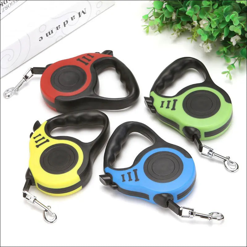 Flexible Retractable Nylon Dog Leash for Small to Medium Pets