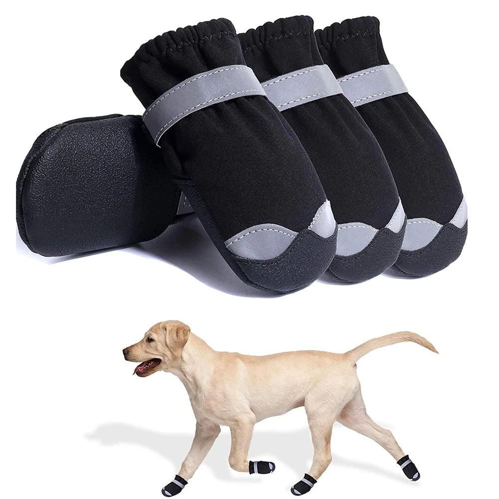 Waterproof Pet Dog Shoes Reflective: Protect Your Pet's Paws in Style! - Happy Tail Center