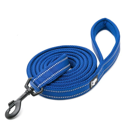 Soft Reflective Pet Leash and Harness Set - Nylon Mesh for Walking and Training - View 8 - Happy Tail Center