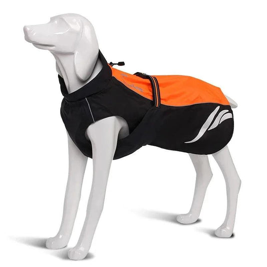 Waterproof Reflective Stripe Dog Coat Vest: Keep Your Canine Companion Safe and Dry in All Weather! - Happy Tail Center