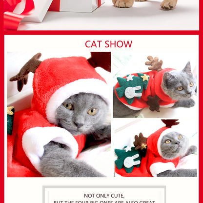 Santa Costume Christmas Dog Clothes for Small Breeds - Happy Tail Center (View 8)