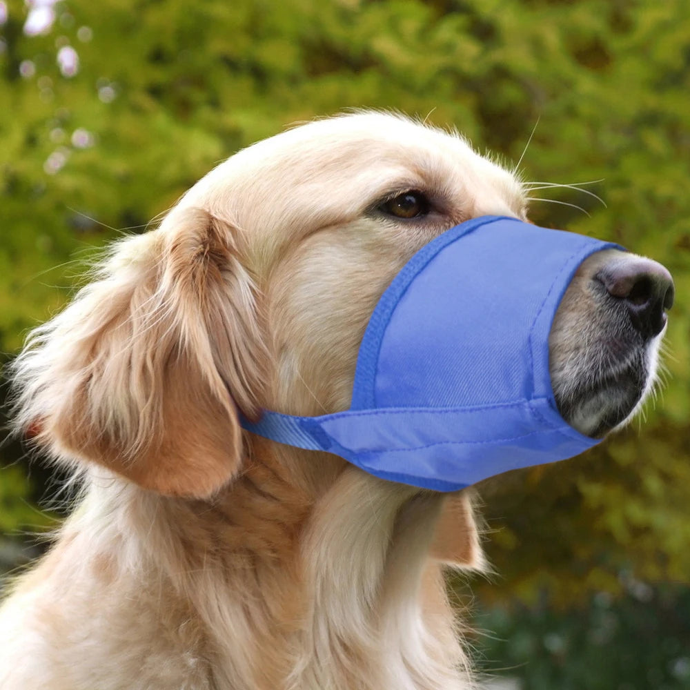 Dog Muzzle – Anti-Bite, Anti-Chew, and Anti-Bark Mouth Cover - Happy Tail Center