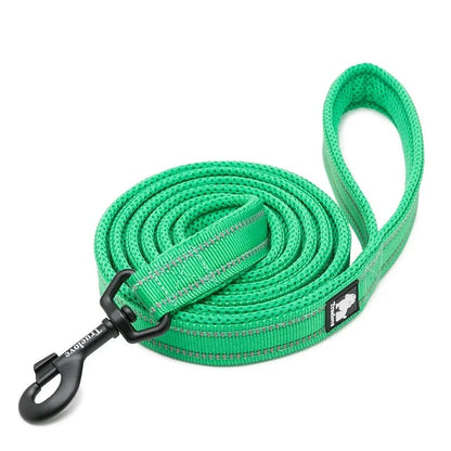 Soft Reflective Pet Leash and Harness Set - Nylon Mesh for Walking and Training - View 16 - Happy Tail Center