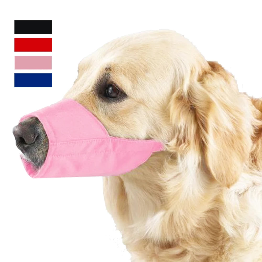 Dog Muzzle – Anti-Bite, Anti-Chew, and Anti-Bark Mouth Cover - Happy Tail Center