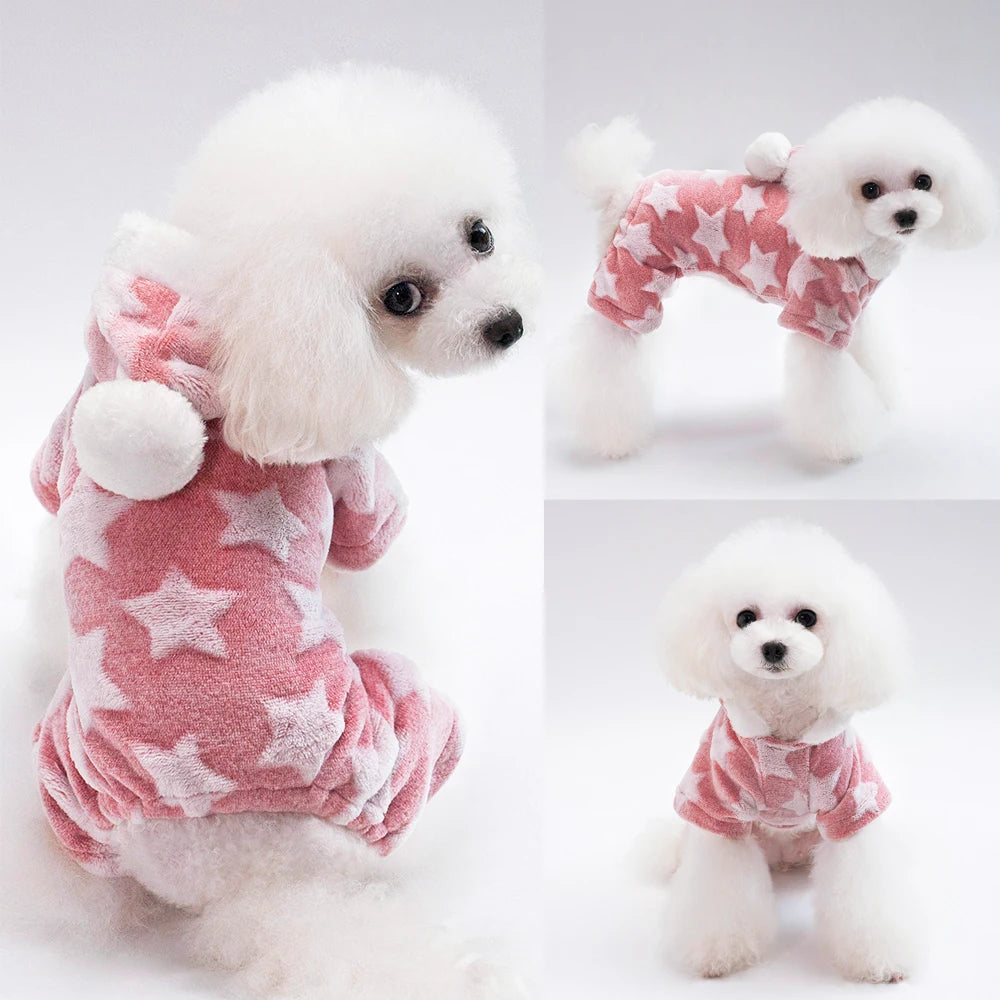 Winter Jumpsuit - Warm Clothing for Small to Medium Dogs and Cats