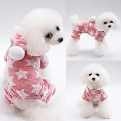 Winter Jumpsuit - Warm Clothing for Small to Medium Dogs and Cats - Happy Tail Center (View 4)