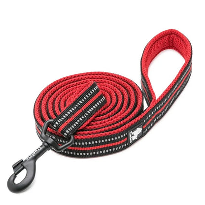 Soft Reflective Pet Leash and Harness Set - Nylon Mesh for Walking and Training - View 13 - Happy Tail Center