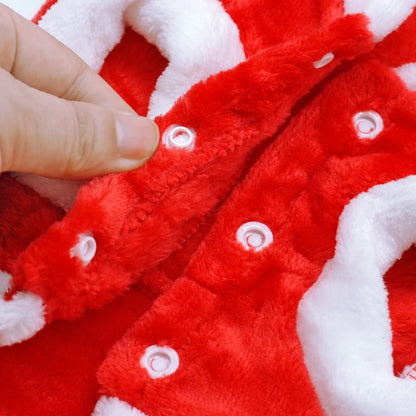 Santa Costume Christmas Dog Clothes for Small Breeds - Happy Tail Center (View 4)