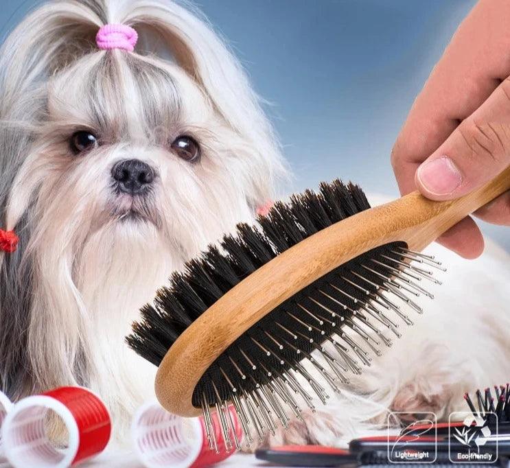 Pet Double-Sided Stainless Steel Brush Comb - Happy Tail Center