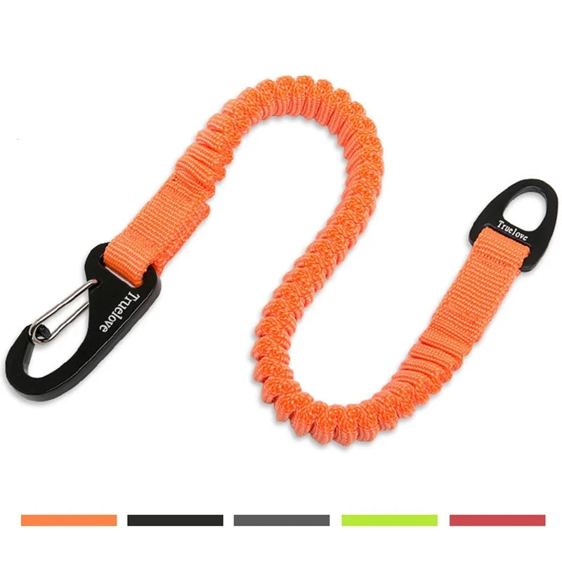 Short Bungee Dog Leash - Retractable Nylon Rope for Training and Walking