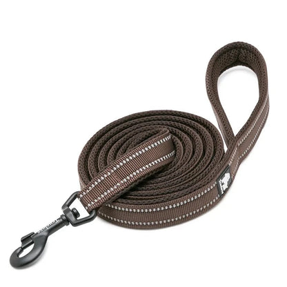 Soft Reflective Pet Leash and Harness Set - Nylon Mesh for Walking and Training - View 6 - Happy Tail Center