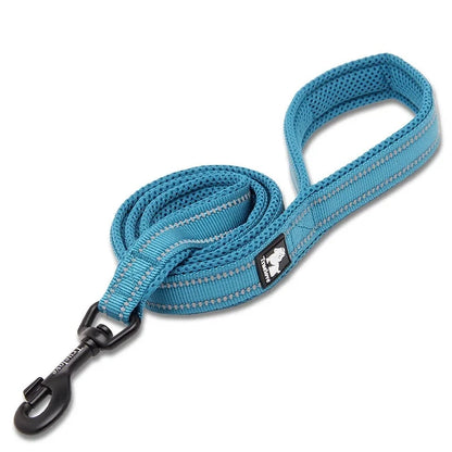 Soft Reflective Pet Leash and Harness Set - Nylon Mesh for Walking and Training - View 14 - Happy Tail Center