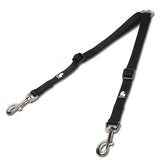 Nylon Double Dog Leash Coupler: No-Tangle Leash for Training and Running