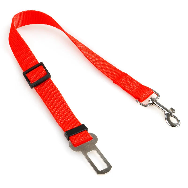 Dog Safety Belt for Car Seat – Adjustable Travel Leash Harness Buckle - Happy Tail Center