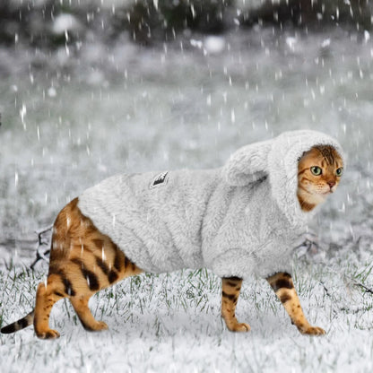 Soft Fleece Pet Jacket - Winter Clothing for Small to Medium Dogs and Cats - Happy Tail Center (View 4)
