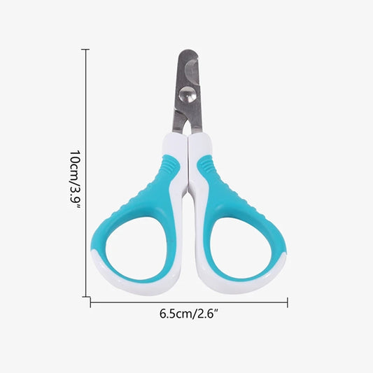 Professional Stainless Steel Cat Nail Clippers – Adjustable Safety Scissor Nail Cutter for Puppy Pet Grooming - Happy Tail Center