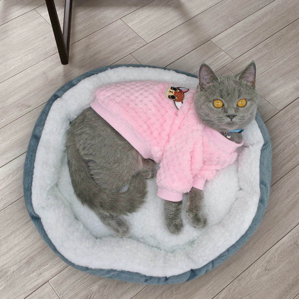 SnugglePaws Winter Warm Pet Coat – Cozy Cold-Weather Apparel for Small Dogs and Cats - Happy Tail Center