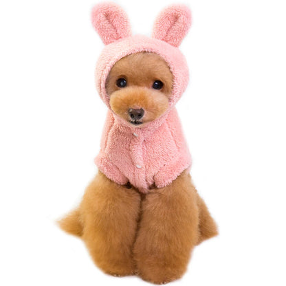 Soft Fleece Pet Jacket - Winter Clothing for Small to Medium Dogs and Cats - Happy Tail Center (View 2)