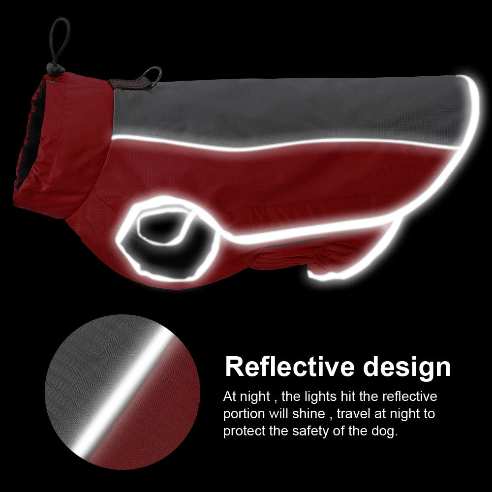 CozyGuard Waterproof Winter Dog Jacket | Keep Your Large Dog Warm and Dry - Happy Tail Center