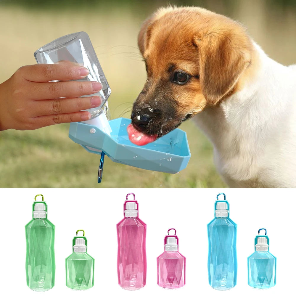 Portable Dog Water Bottle – Pet Water Dispenser for Outdoor Walking and Travel - Happy Tail Center