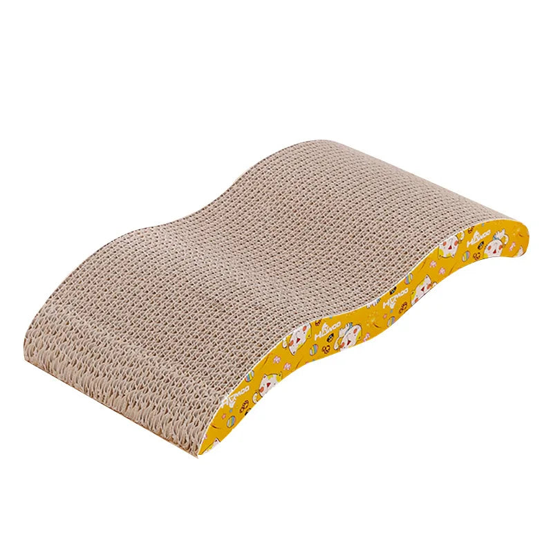 M-Shape Corrugated Paper Cat Scratch Guards - Pet Scratching Claw Scraper with Free Catnip - Happy Tail Center