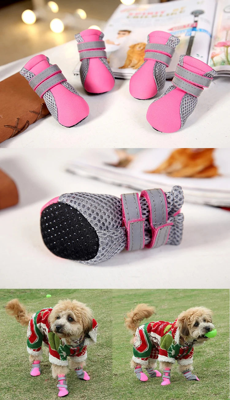 Breathable Dog Outdoor Walking Shoes: Keep Your Pet's Paws Cool and Safe