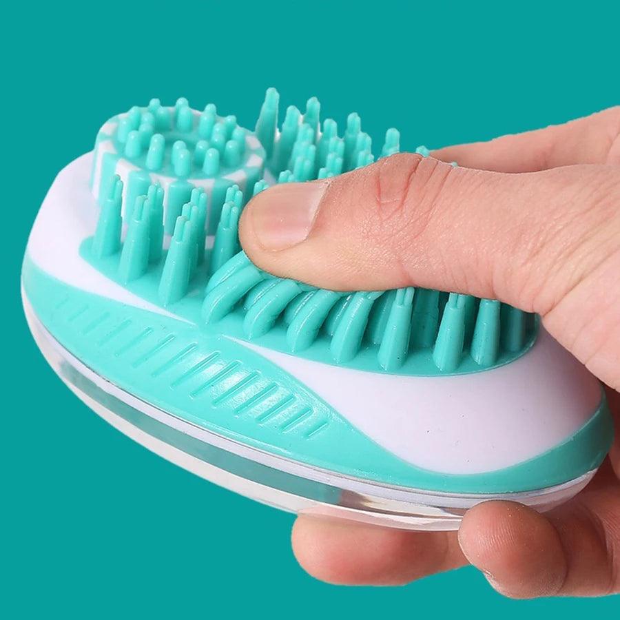 Pet Dog Bath Brush Comb - Happy Tail Center