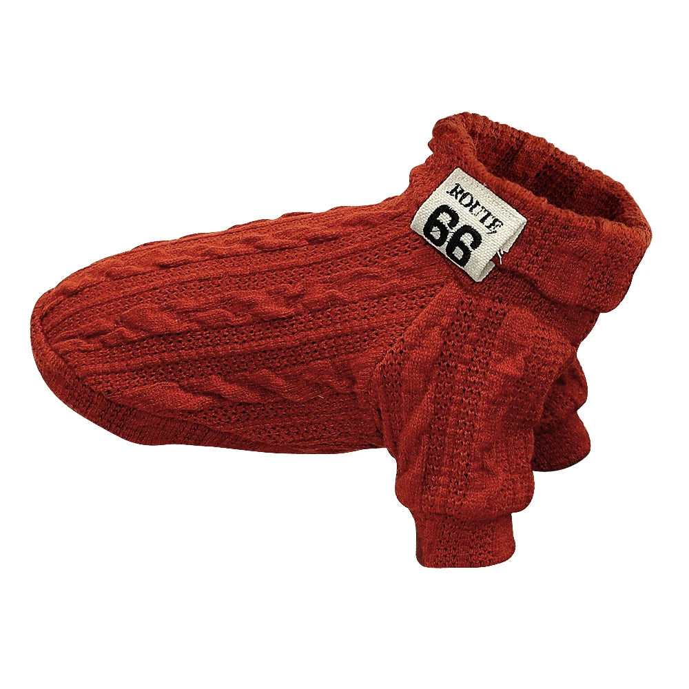 ClassicCozy Pet Sweater | Keep Your Furry Friend Warm and Stylish - Happy Tail Center