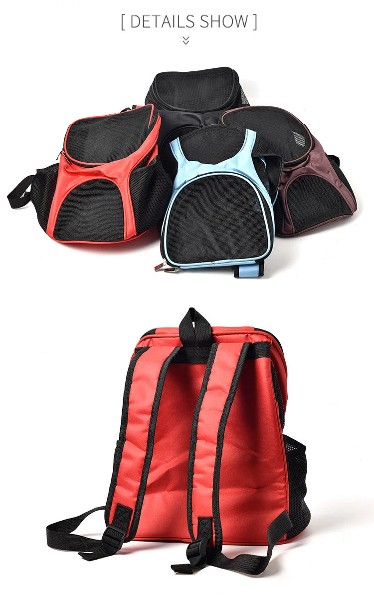 Foldable Pet Carrier Backpack – Your Pet's Ultimate Travel Companion! - Happy Tail Center