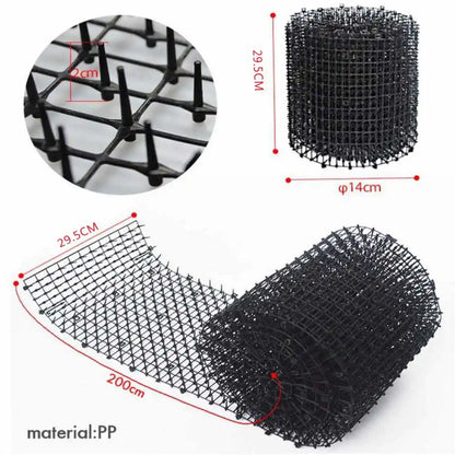 Gardening Cat Scat Mat - Anti-Cat Repellent with Prickle Strips for Pet Deterrence - Happy Tail Center (View 2)