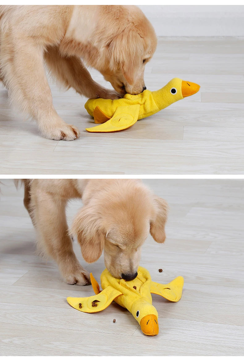 Funny Duck-Shaped Pet Chew Toy - Squeaky Pet Play Toy for Dogs and Cats, Anti-Bite Design - Happy Tail Center