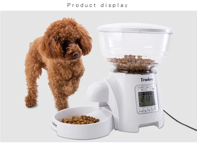 Automatic Pet Food Dispenser | Freshness Preservation and Timed Feeding - Happy Tail Center