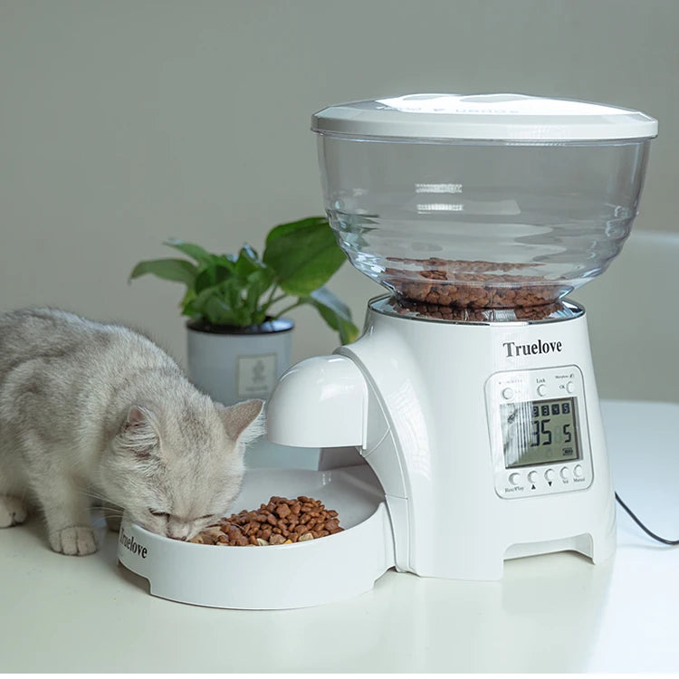 Automatic Pet Food Dispenser | Freshness Preservation and Timed Feeding - Happy Tail Center