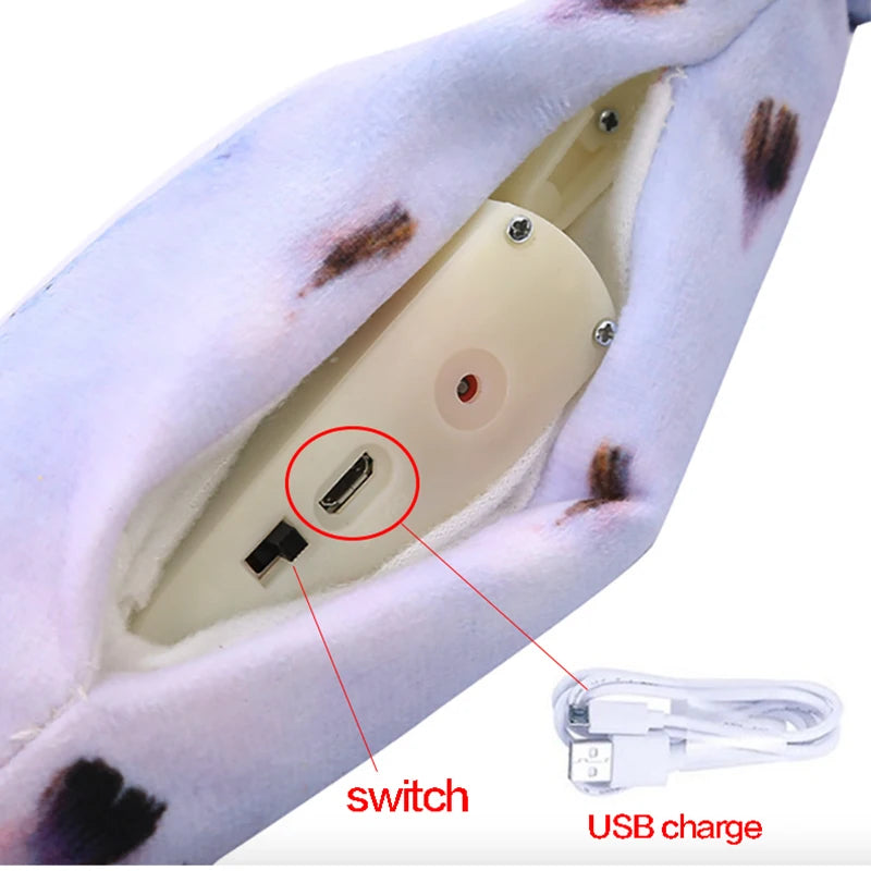 Electronic Pet Cat Toy Fish – USB Rechargeable | Lifelike Simulation Toy for Dog and Cat Entertainment - Happy Tail Center