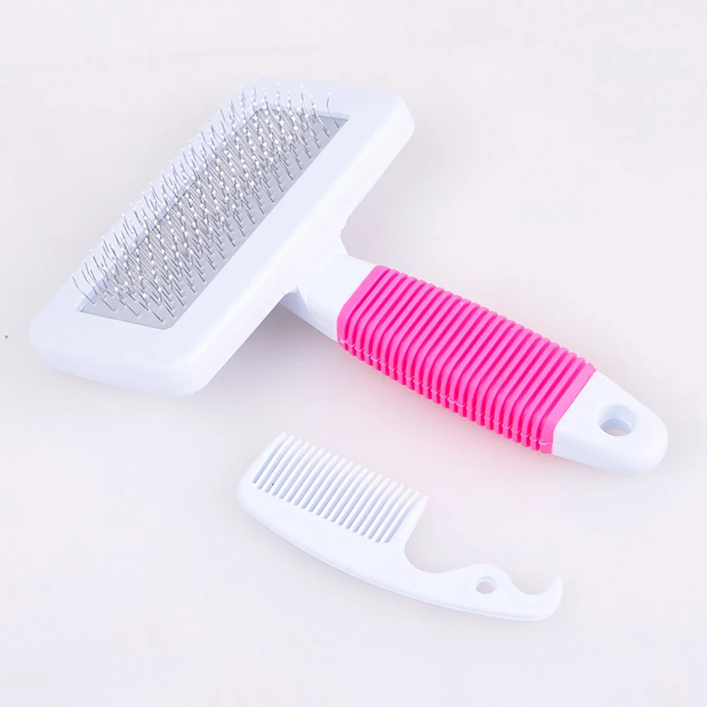 Comb for Cats and Dogs - Versatile Grooming Brush for Pet Hair Removal - Happy Tail Center