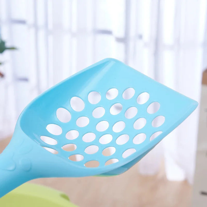 Quality Plastic Litter Scoop Sifter - Pet Feces Shovel Toilet Cleaning Tool for Cats and Dogs - Happy Tail Center