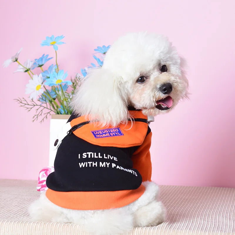 Fashionable Pet Dog T-shirt with Pocket Bag – Stay Stylish and Cozy! - Happy Tail Center