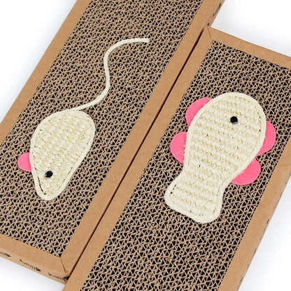 Cat Scratching Board Mat – Claw Paw Scraper and Furniture Protector - Happy Tail Center