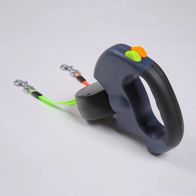 LED Automatic Retractable Traction Rope with Two-Headed Design - Happy Tail Center