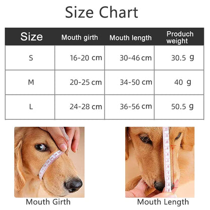 Reflective Adjustable Dog Muzzle - Anti-Biting and Barking Solution - Happy Tail Center (View 2)
