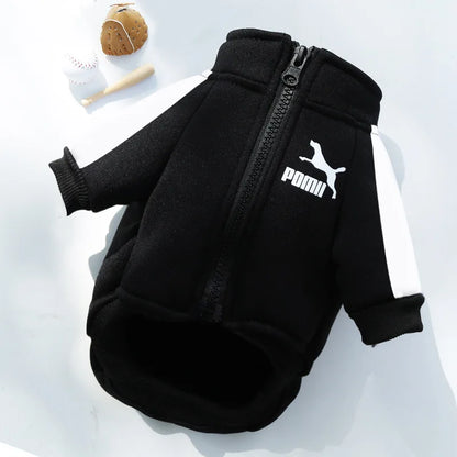 Baseball Dog Jacket - Winter Vest for Small and Medium Dogs - View 9 - Happy Tail Center
