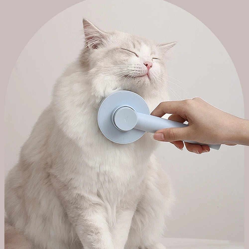 FurEase Self-Cleaning Pet Brush | Grooming Tool for Dogs & Cats - Happy Tail Center